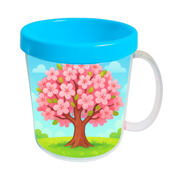 Caneca Acrílica Infantil Personalizada Cerejeira - Imagem 2