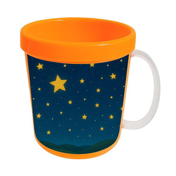 Caneca Acrílica Infantil Personalizada Céu Estrelado - Imagem 5