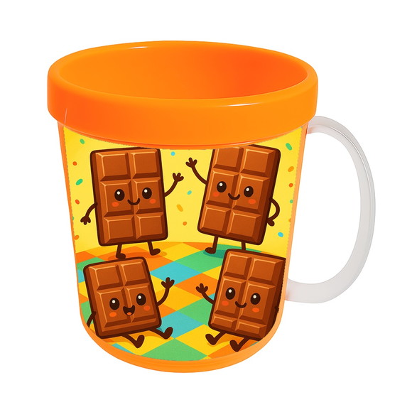 Caneca Acrílica Infantil Personalizada Chocolates - Imagem 5