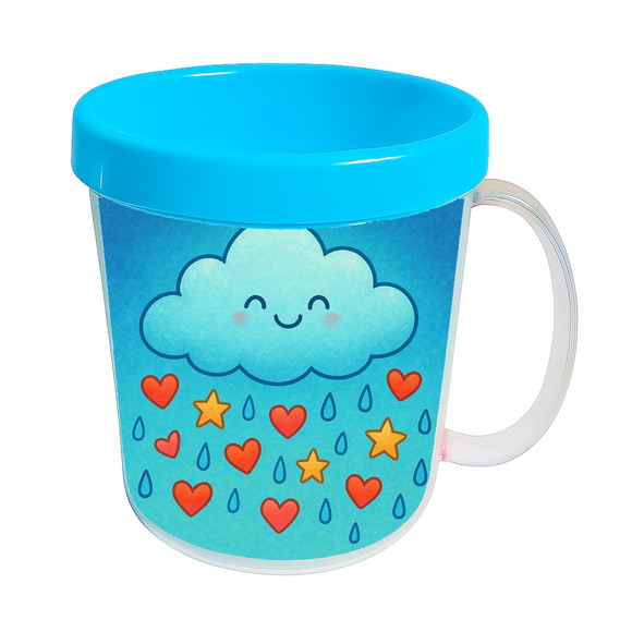 Caneca Acrílica Infantil Personalizada Chuva de Bênçãos - Imagem 2