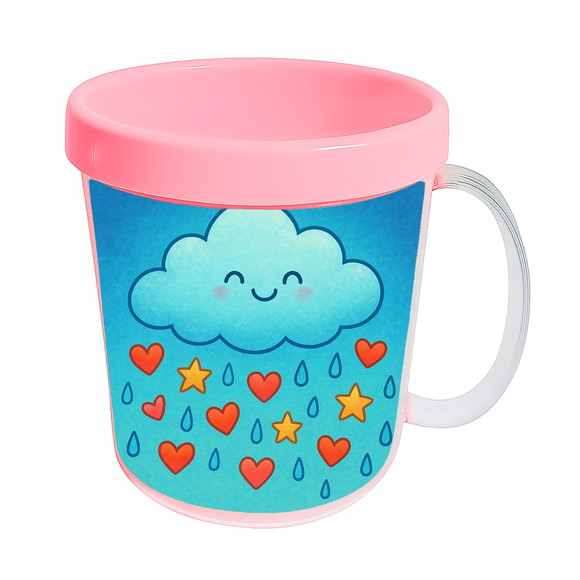 Caneca Acrílica Infantil Personalizada Chuva de Bênçãos - Imagem 3