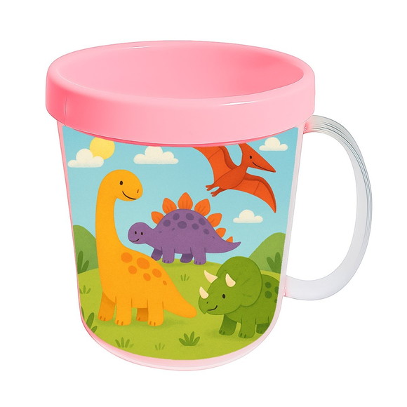 Caneca Acrílica Infantil Personalizada Dinossauros - Imagem 3