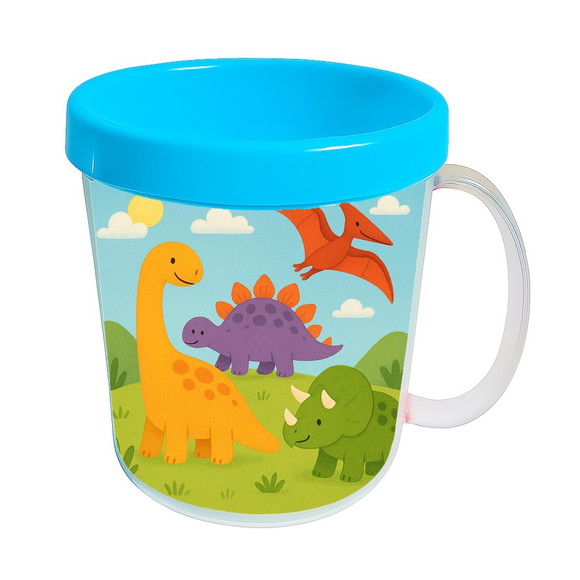 Caneca Acrílica Infantil Personalizada Dinossauros - Imagem 2