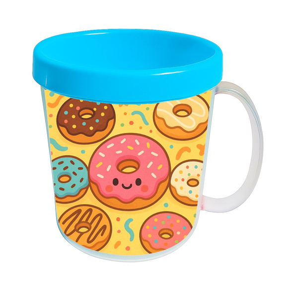 Caneca Acrílica Infantil Personalizada Donuts - Imagem 2