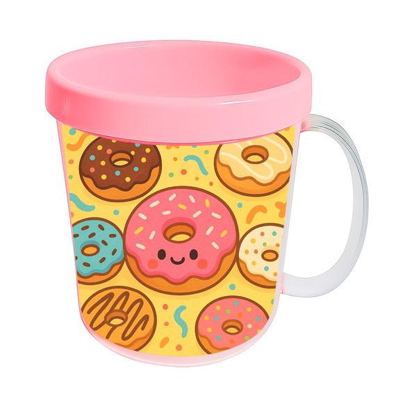 Caneca Acrílica Infantil Personalizada Donuts - Imagem 3