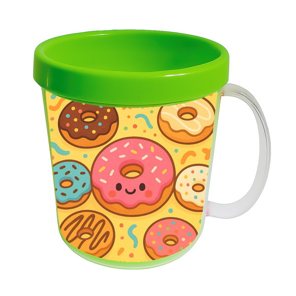 Caneca Acrílica Infantil Personalizada Donuts - Imagem 4