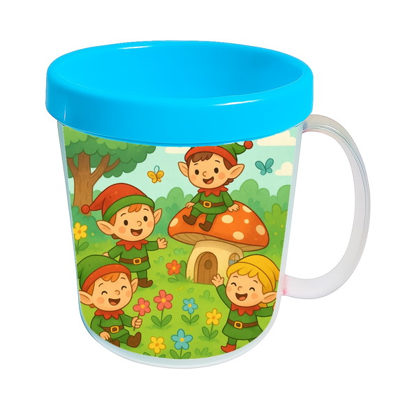 Caneca Acrílica Infantil Personalizada Duendes - Imagem 2