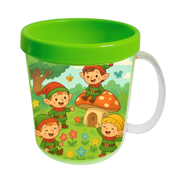 Caneca Acrílica Infantil Personalizada Duendes - Imagem 4