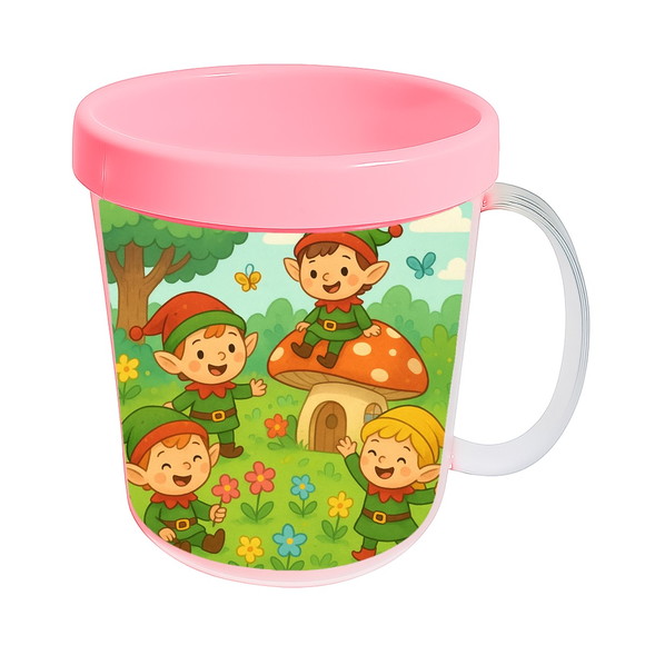 Caneca Acrílica Infantil Personalizada Duendes - Imagem 3