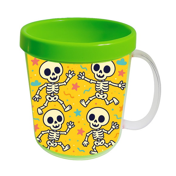 Caneca Acrílica Infantil Personalizada Esqueletinhos Kids - Imagem 4