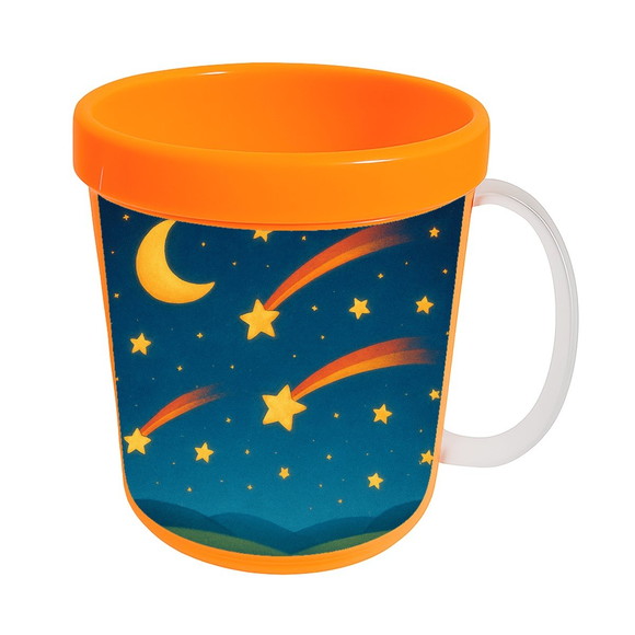 Caneca Acrílica Infantil Personalizada Estrelas Cadentes - Imagem 5