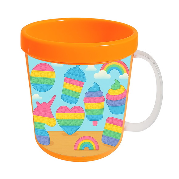 Caneca Acrílica Infantil Personalizada Fidget Toys - Imagem 5