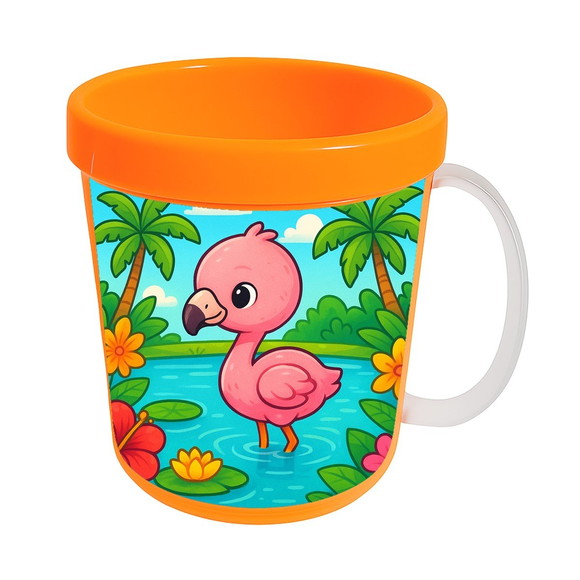 Caneca Acrílica Infantil Personalizada Flamingo Baby - Imagem 5