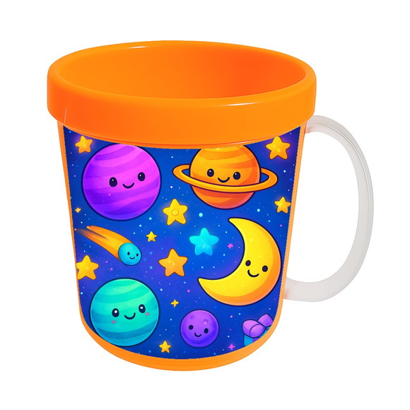 Caneca Acrílica Infantil Personalizada Galáxia Encantada - Imagem 5