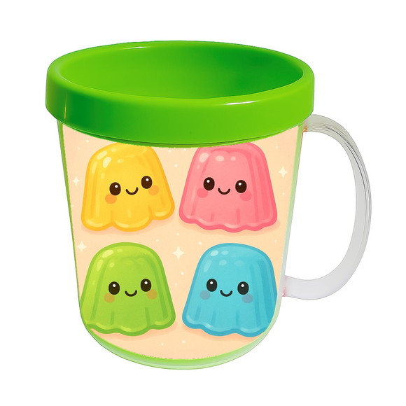 Caneca Acrílica Infantil Personalizada Gelatinas - Imagem 4