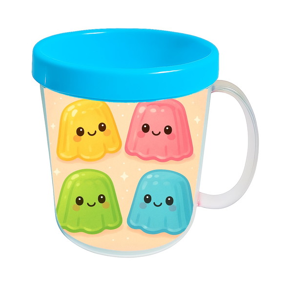 Caneca Acrílica Infantil Personalizada Gelatinas - Imagem 2