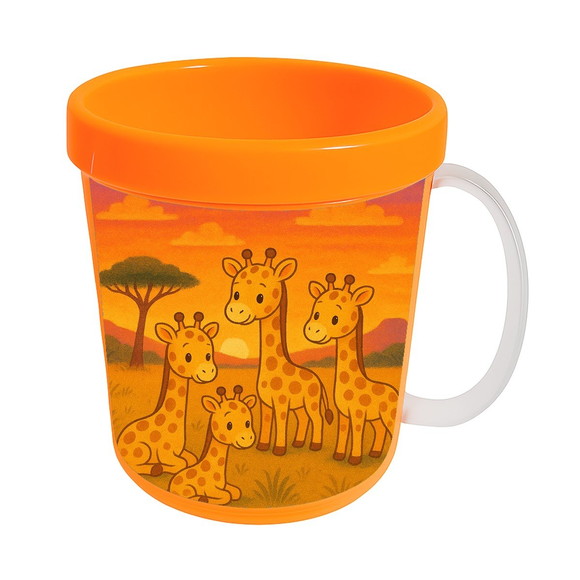 Caneca Acrílica Infantil Personalizada Girafinhas - Imagem 5