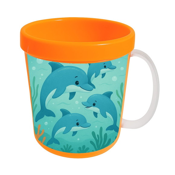 Caneca Acrílica Infantil Personalizada Golfinhos - Imagem 5