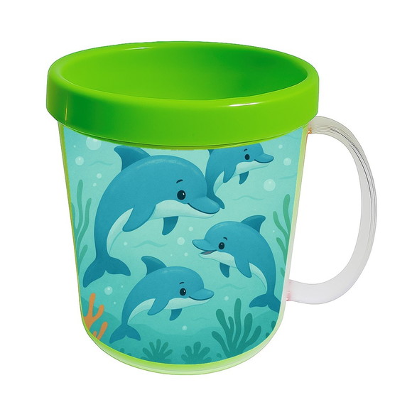 Caneca Acrílica Infantil Personalizada Golfinhos - Imagem 4
