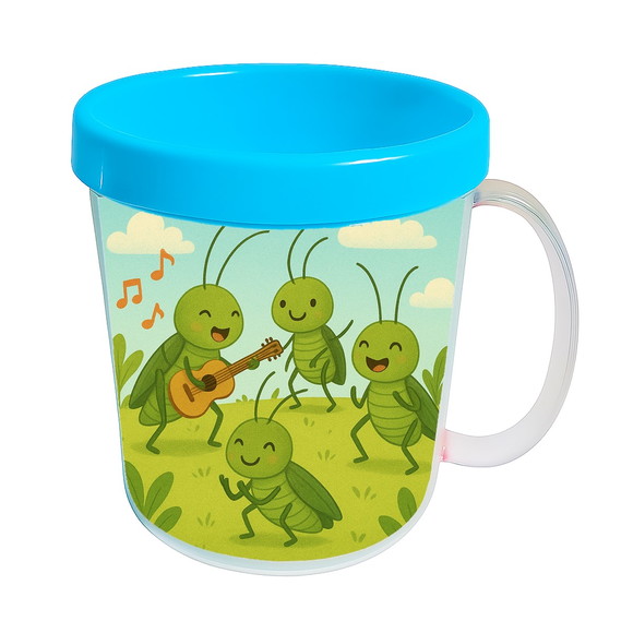 Caneca Acrílica Infantil Personalizada Grilos - Imagem 2