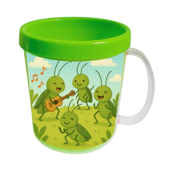 Caneca Acrílica Infantil Personalizada Grilos - Imagem 4