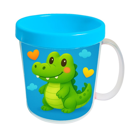 Caneca Acrílica Infantil Personalizada Jacaré Baby - Imagem 2
