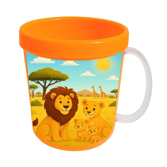 Caneca Acrílica Infantil Personalizada Leões - Imagem 5