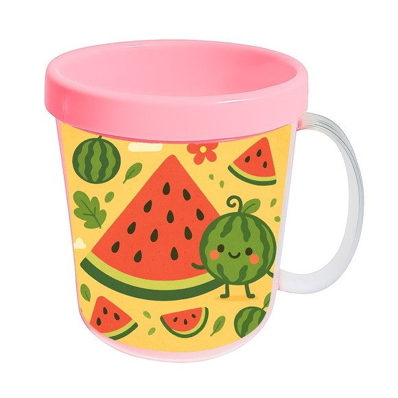 Caneca Acrílica Infantil Personalizada Melancia - Imagem 3