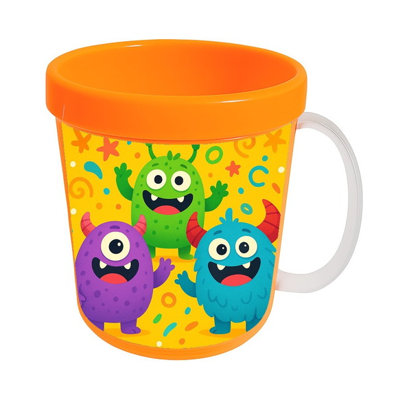 Caneca Acrílica Infantil Personalizada Monstrinhos - Imagem 5