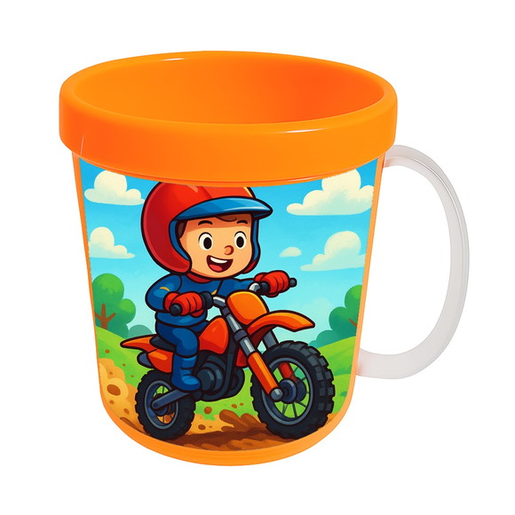 Caneca Acrílica Infantil Personalizada Motocross - Imagem 5