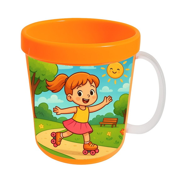 Caneca Acrílica Infantil Personalizada Patins - Imagem 5