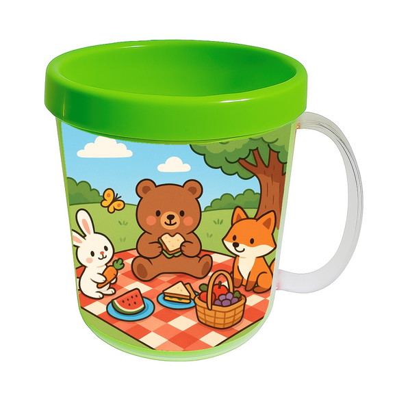 Caneca Acrílica Infantil Personalizada Picnic - Imagem 4