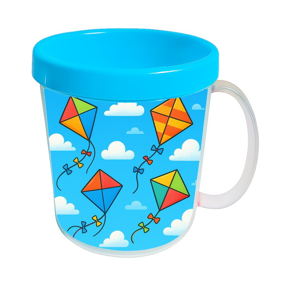 Caneca Acrílica Infantil Personalizada Pipas - Imagem 2
