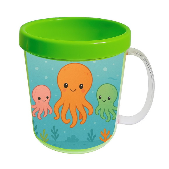 Caneca Acrílica Infantil Personalizada Polvinhos - Imagem 4