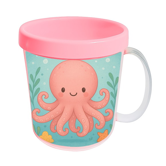 Caneca Acrílica Infantil Personalizada Polvo - Imagem 3