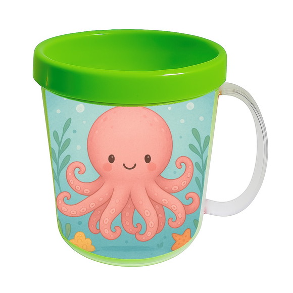 Caneca Acrílica Infantil Personalizada Polvo - Imagem 4