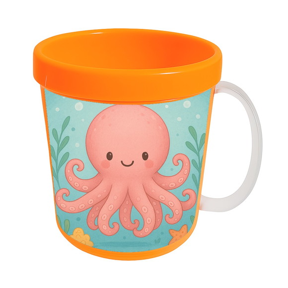 Caneca Acrílica Infantil Personalizada Polvo - Imagem 5