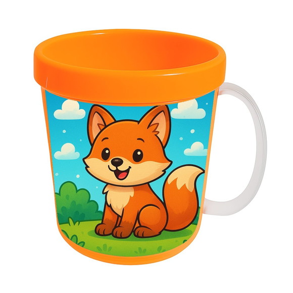 Caneca Acrílica Infantil Personalizada Raposinha - Imagem 5