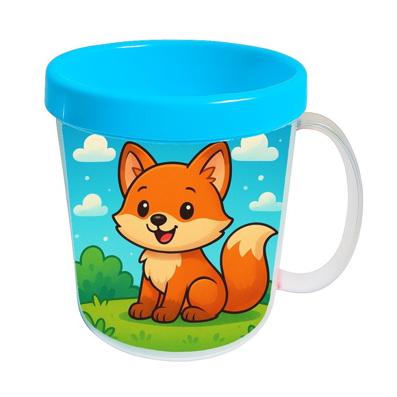 Caneca Acrílica Infantil Personalizada Raposinha - Imagem 2