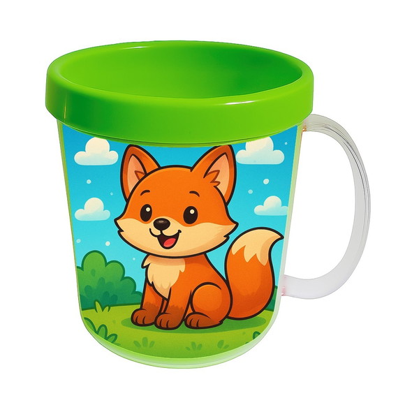 Caneca Acrílica Infantil Personalizada Raposinha - Imagem 4