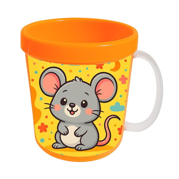 Caneca Acrílica Infantil Personalizada Ratinho Fofo - Imagem 5