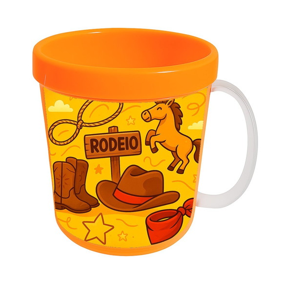 Caneca Acrílica Infantil Personalizada Rodeio - Imagem 5