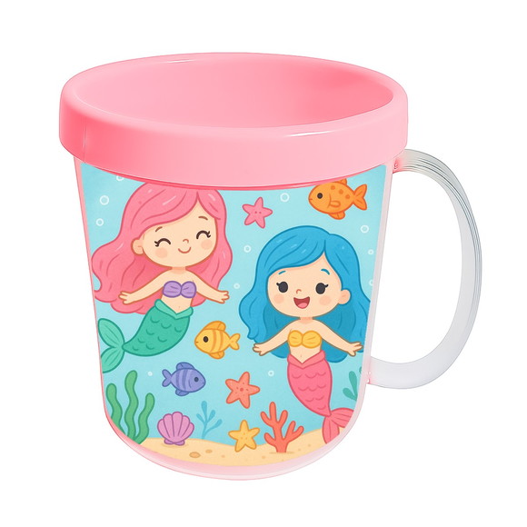 Caneca Acrílica Infantil Personalizada Sereias - Imagem 3