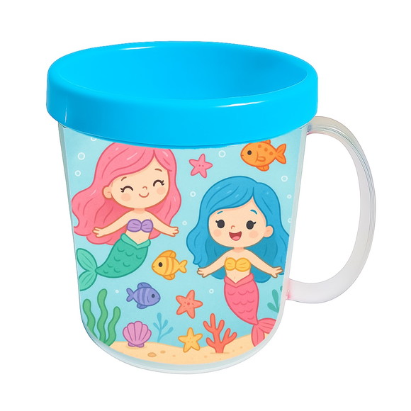 Caneca Acrílica Infantil Personalizada Sereias - Imagem 2