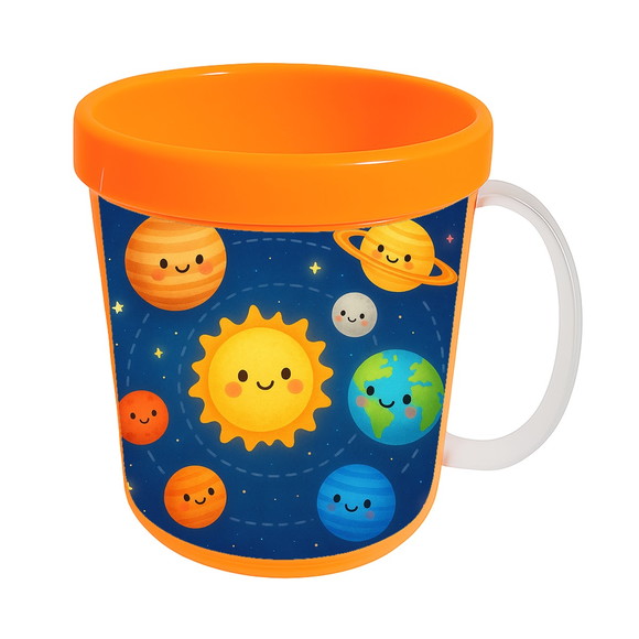 Caneca Acrílica Infantil Personalizada Sistema Solar - Imagem 5