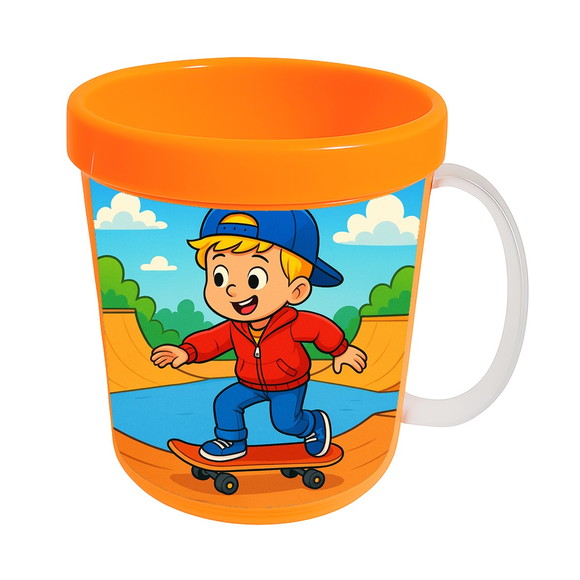 Caneca Acrílica Infantil Personalizada Skate Kids - Imagem 5