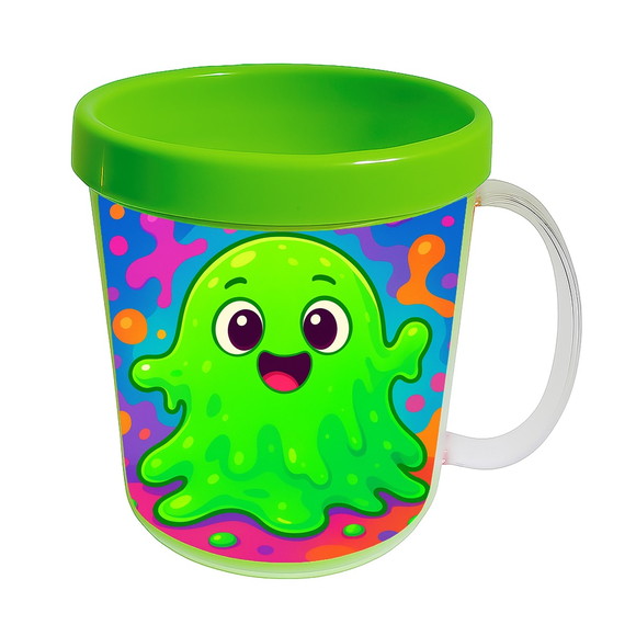 Caneca Acrílica Infantil Personalizada Slime - Imagem 4
