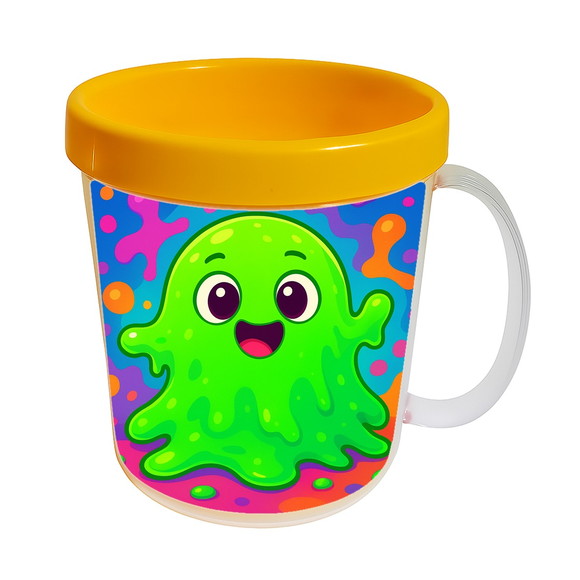 Caneca Acrílica Infantil Personalizada Slime