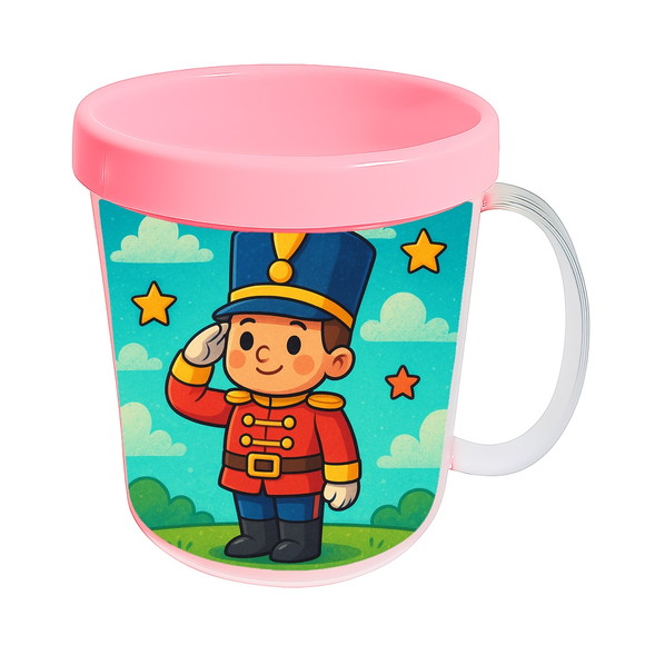 Caneca Acrílica Infantil Personalizada Soldadinho de Chumbo - Imagem 3