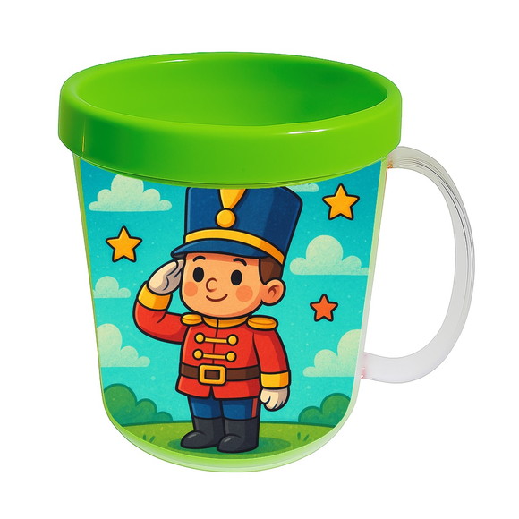Caneca Acrílica Infantil Personalizada Soldadinho de Chumbo - Imagem 4